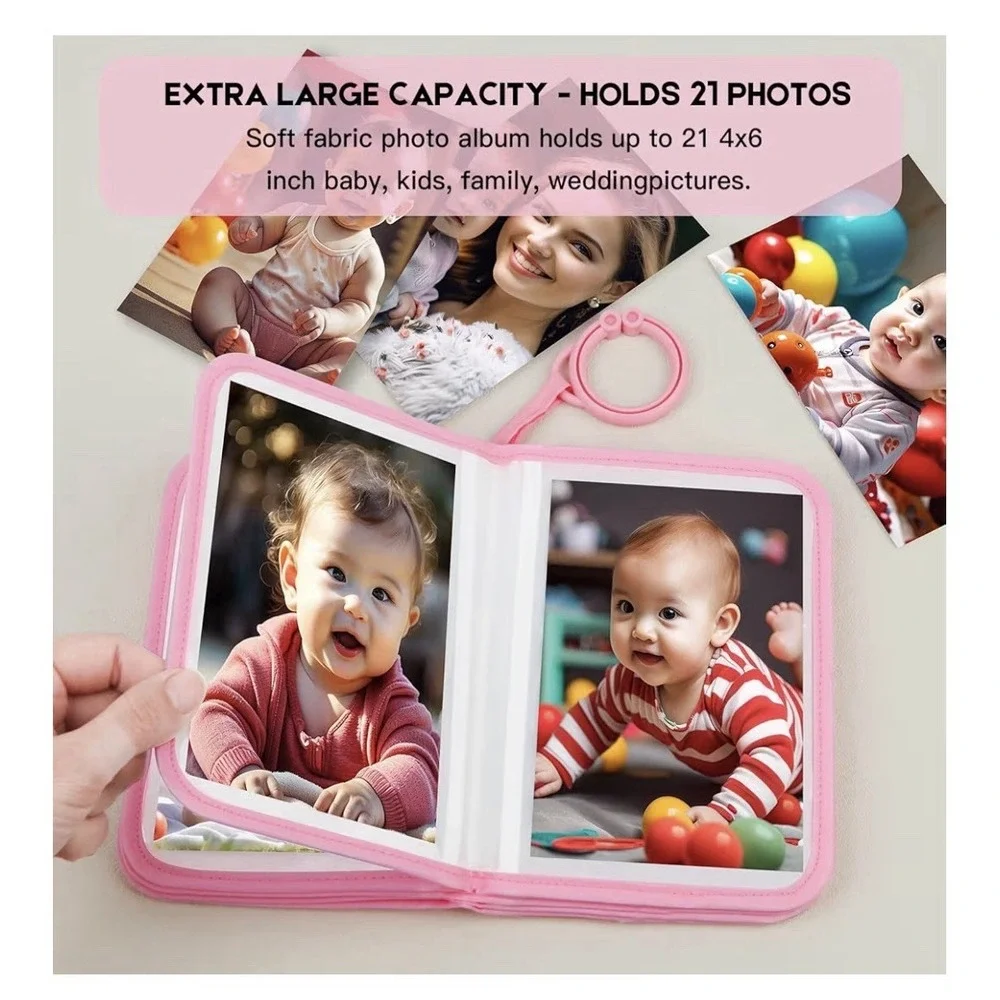 Baby's First Photo Book – Holds‎ 21 Photos (Pink 